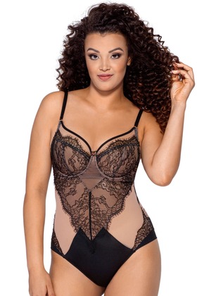 Gatta Ars Amandi Chloe Sensual Sheer Black Mesh Bodysuit